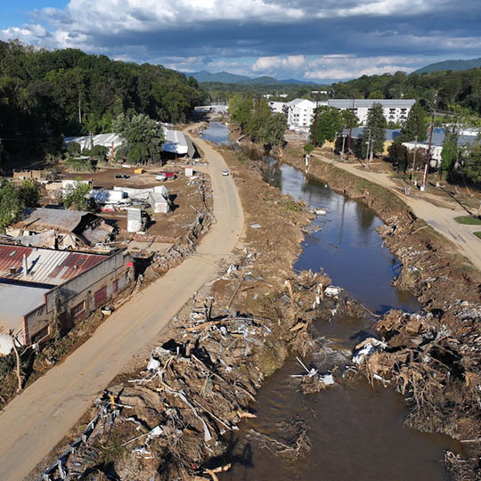 hurricane destruction