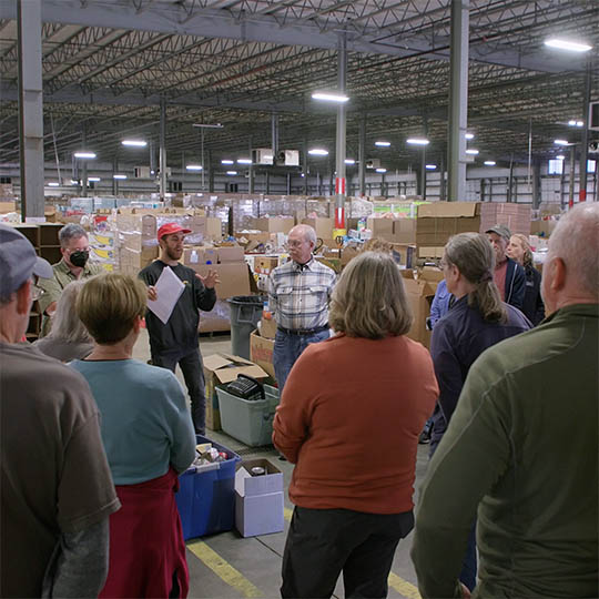 hurricane recovery team meeting