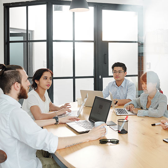 nonprofit team meeting